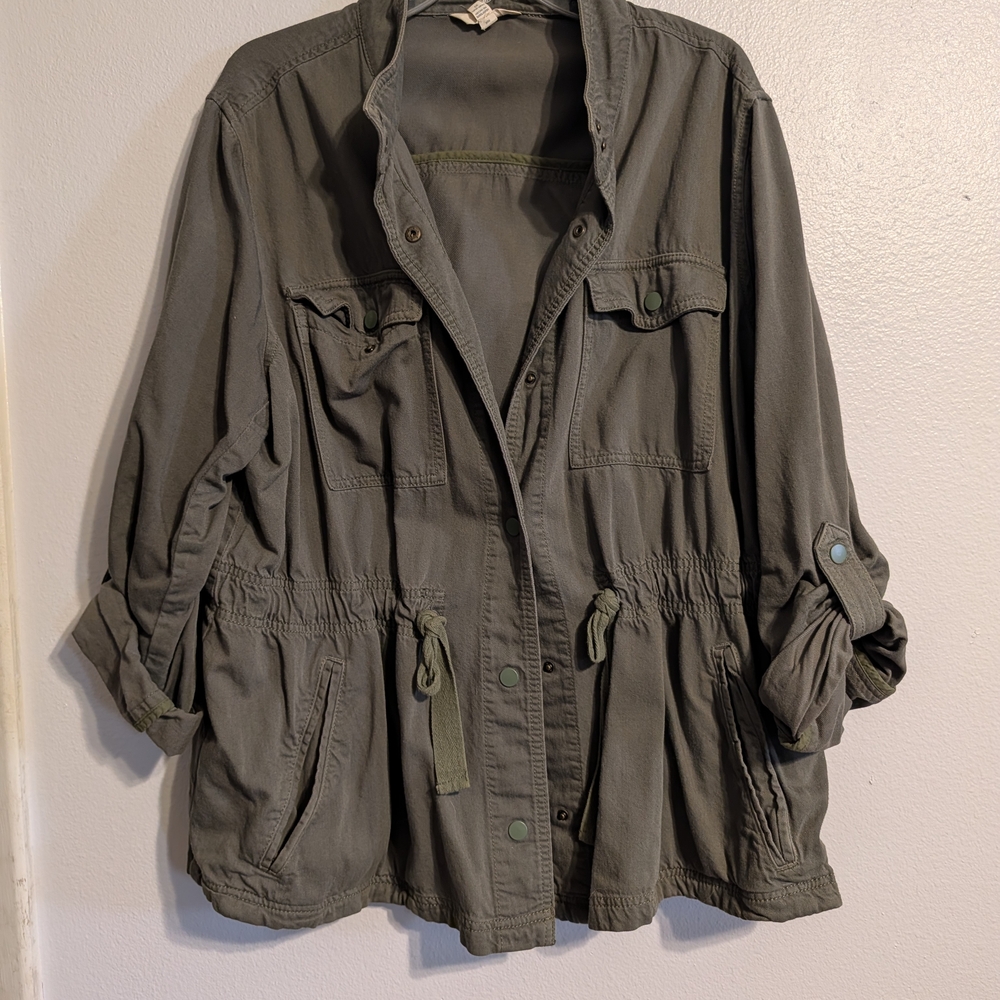 Olive Green Women's Utility Jacket